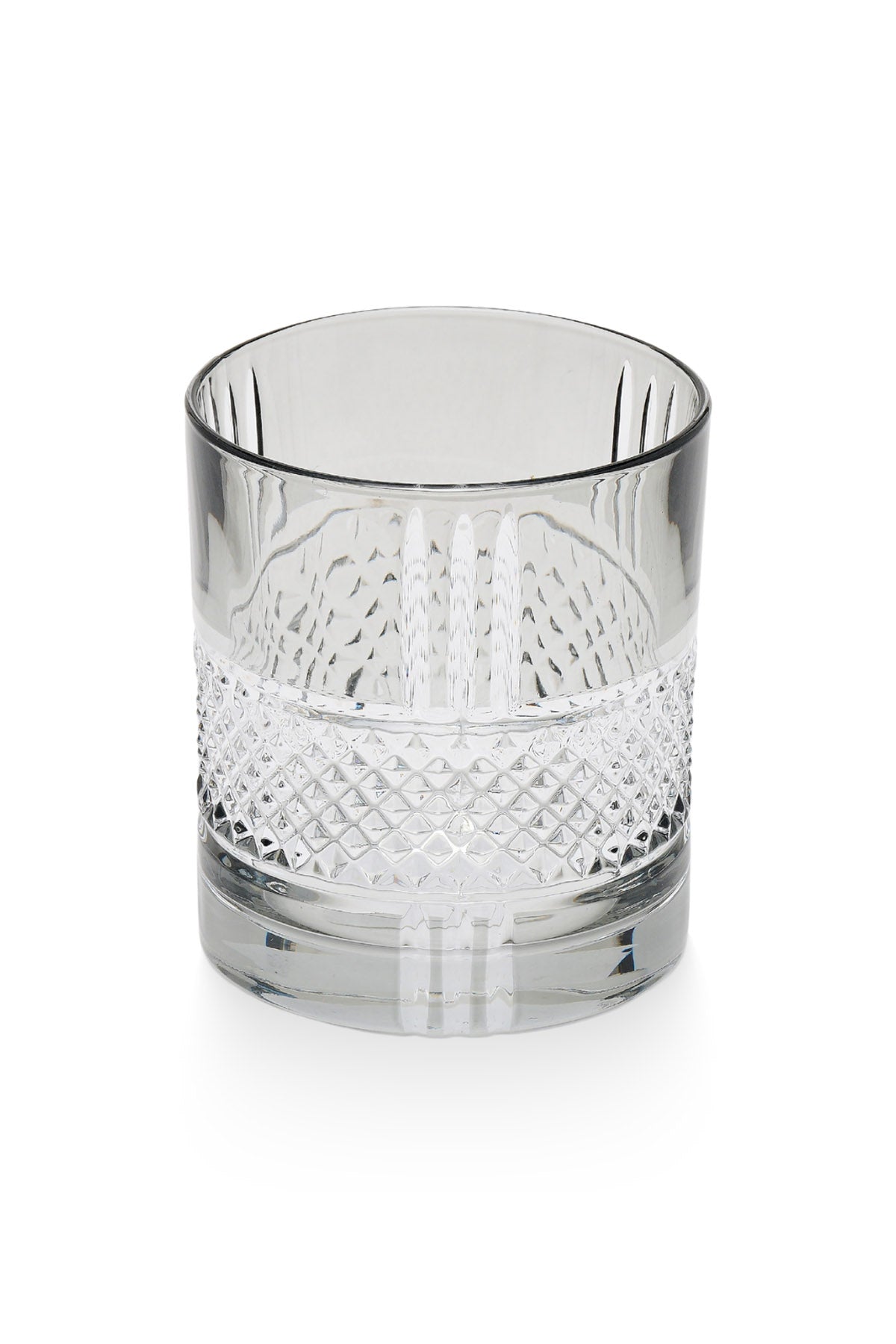 ELSA CRYSTAL Bohemia Frostella Brillante Tumbler Bardağı Gri