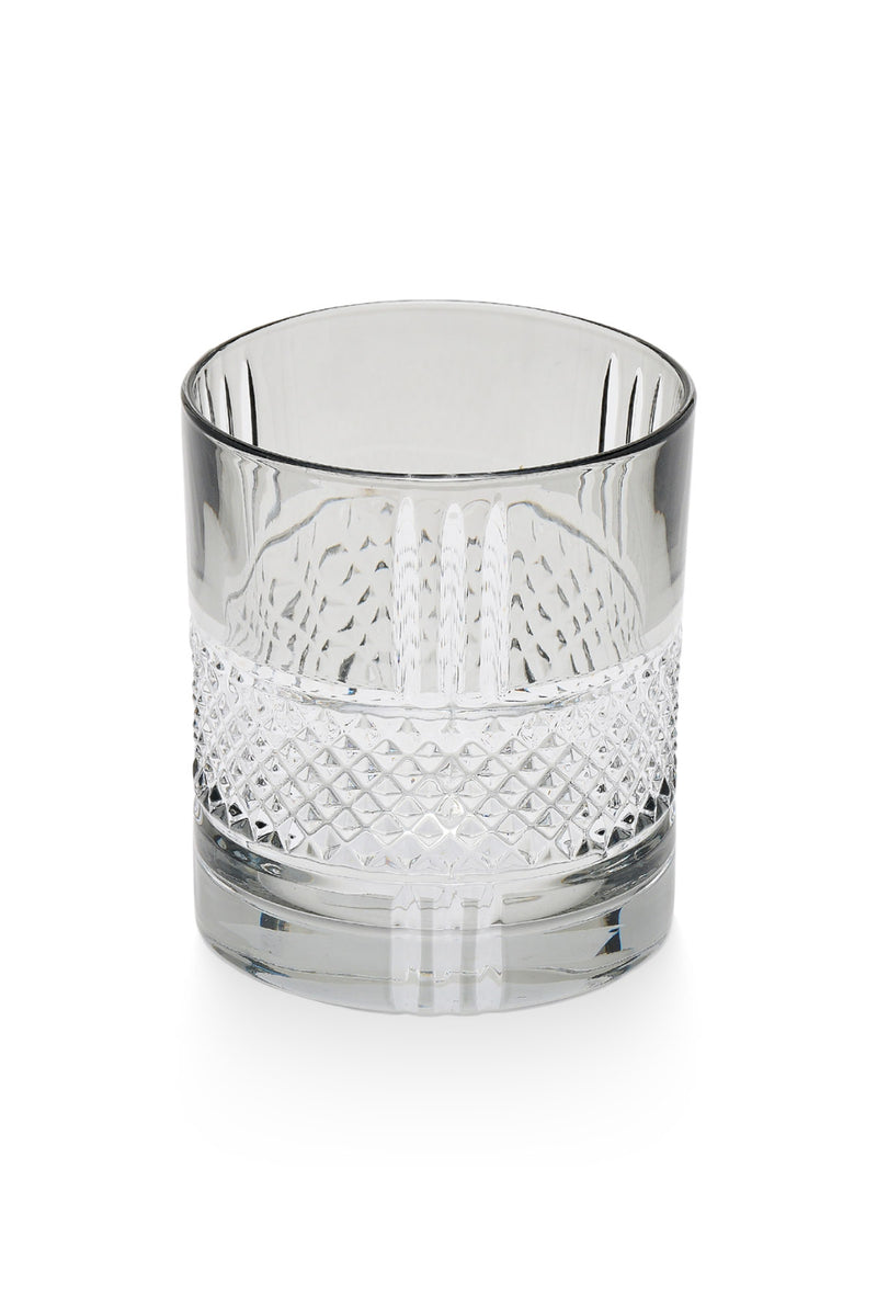 ELSA CRYSTAL Bohemia Frostella Brillante Tumbler Bardağı Gri