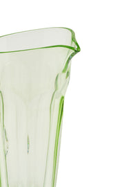ELSA CRYSTAL Bohemia Aurora Pitcher Green