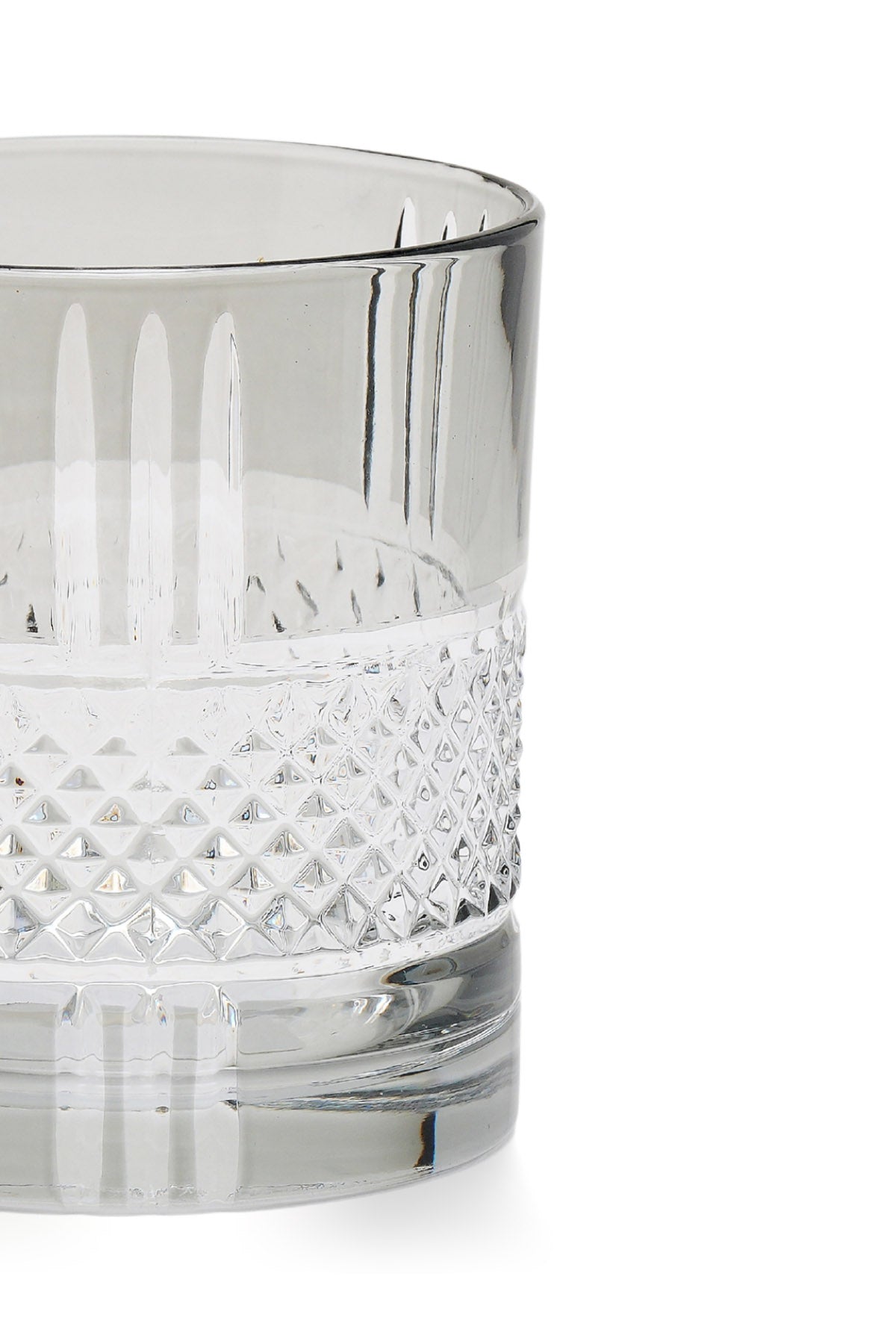 ELSA CRYSTAL Bohemia Frostella Brillante Tumbler Bardağı Gri
