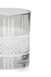 ELSA CRYSTAL Bohemia Frostella Brillante Tumbler Bardağı Gri