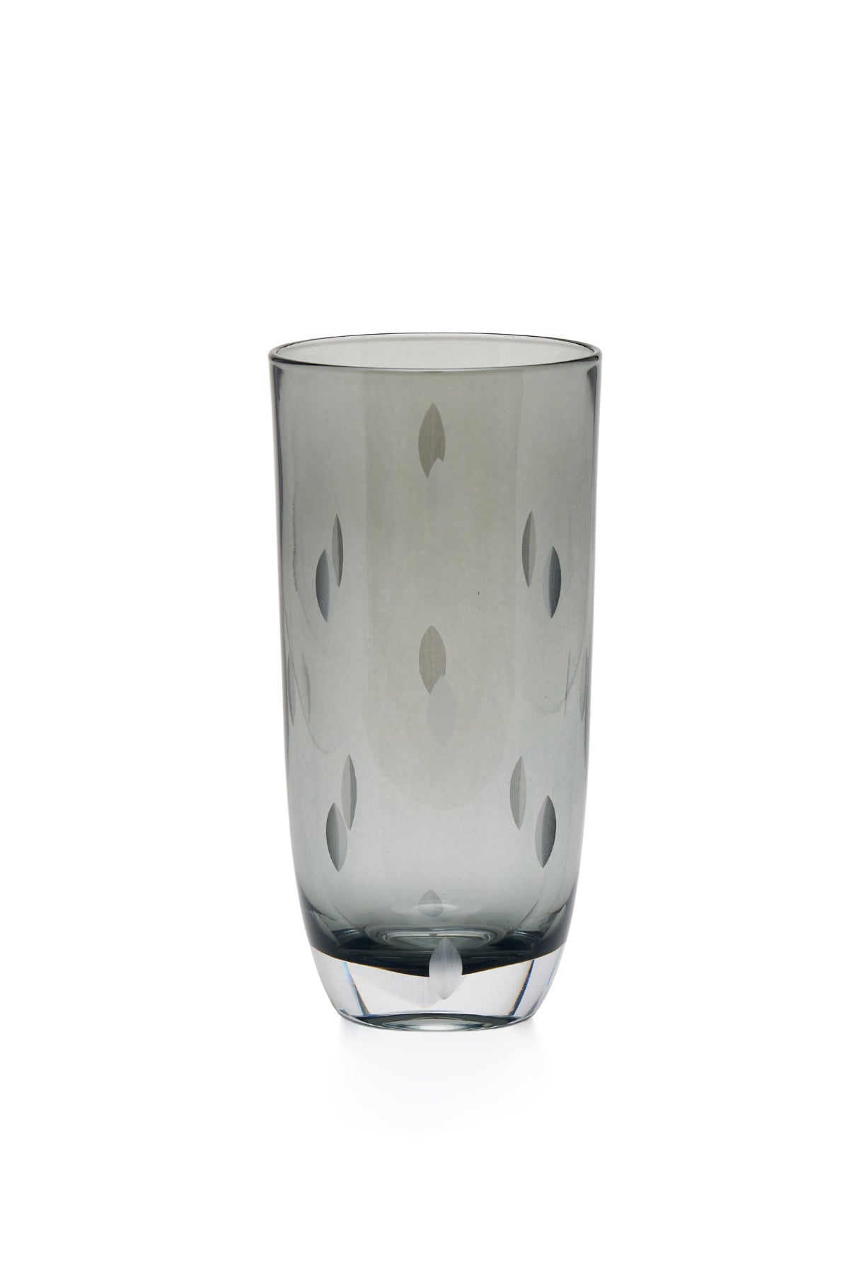 ELSA CRYSTAL Bohemia Aurora Orbit Soft Drink Glass Gray