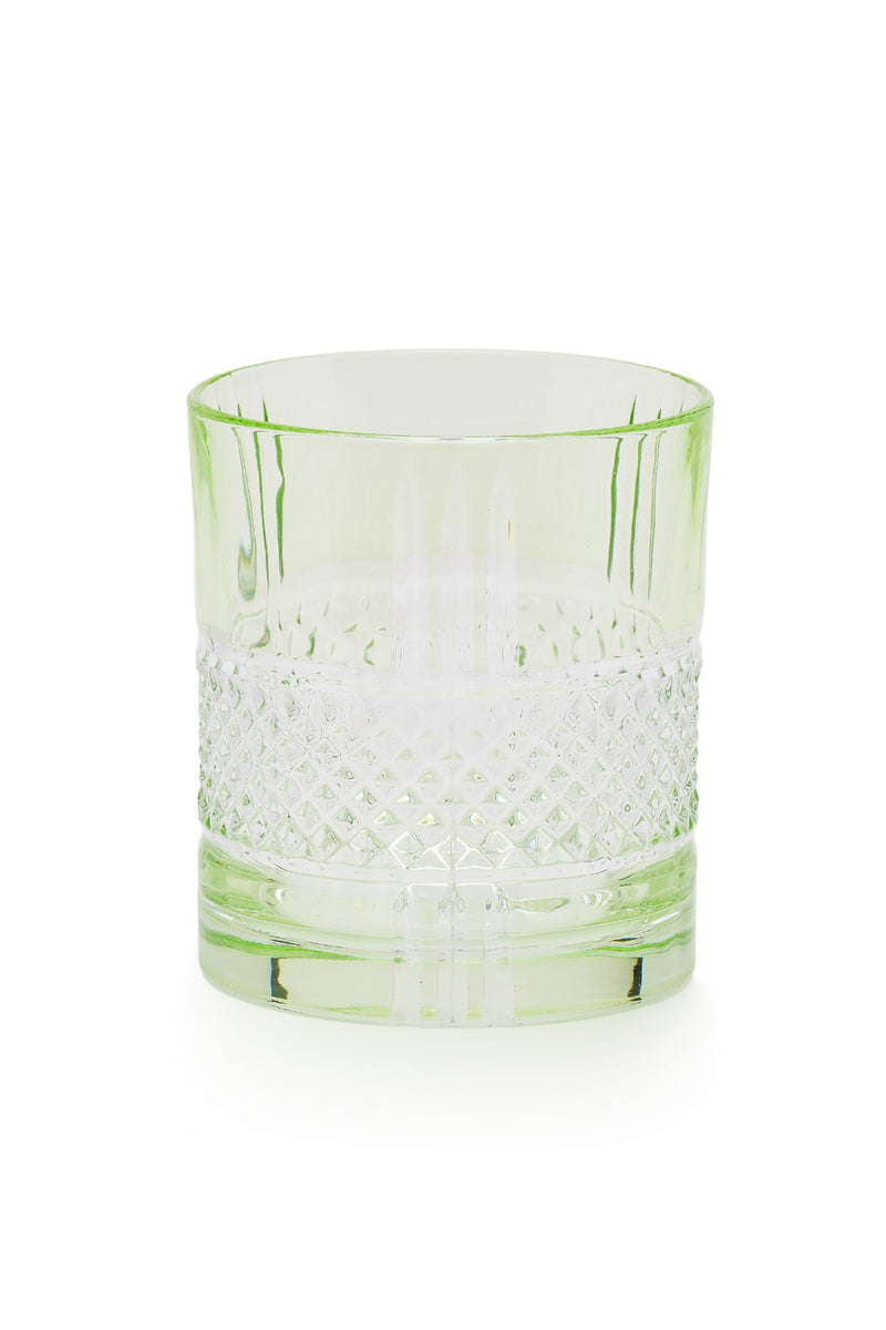 ELSA CRYSTAL Bohemia Frostella Brillante Tumbler Bardağı Yeşil