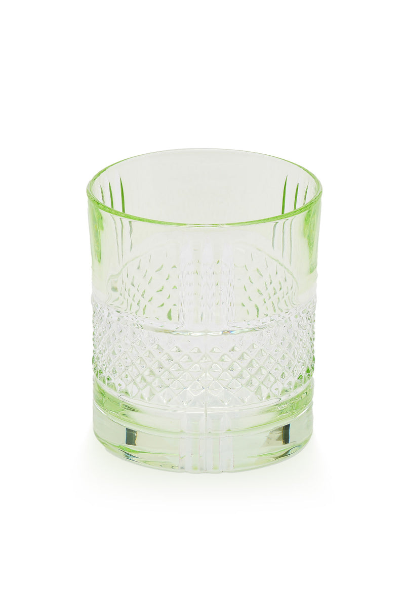ELSA CRYSTAL Bohemia Frostella Brillante Tumbler Bardağı Yeşil