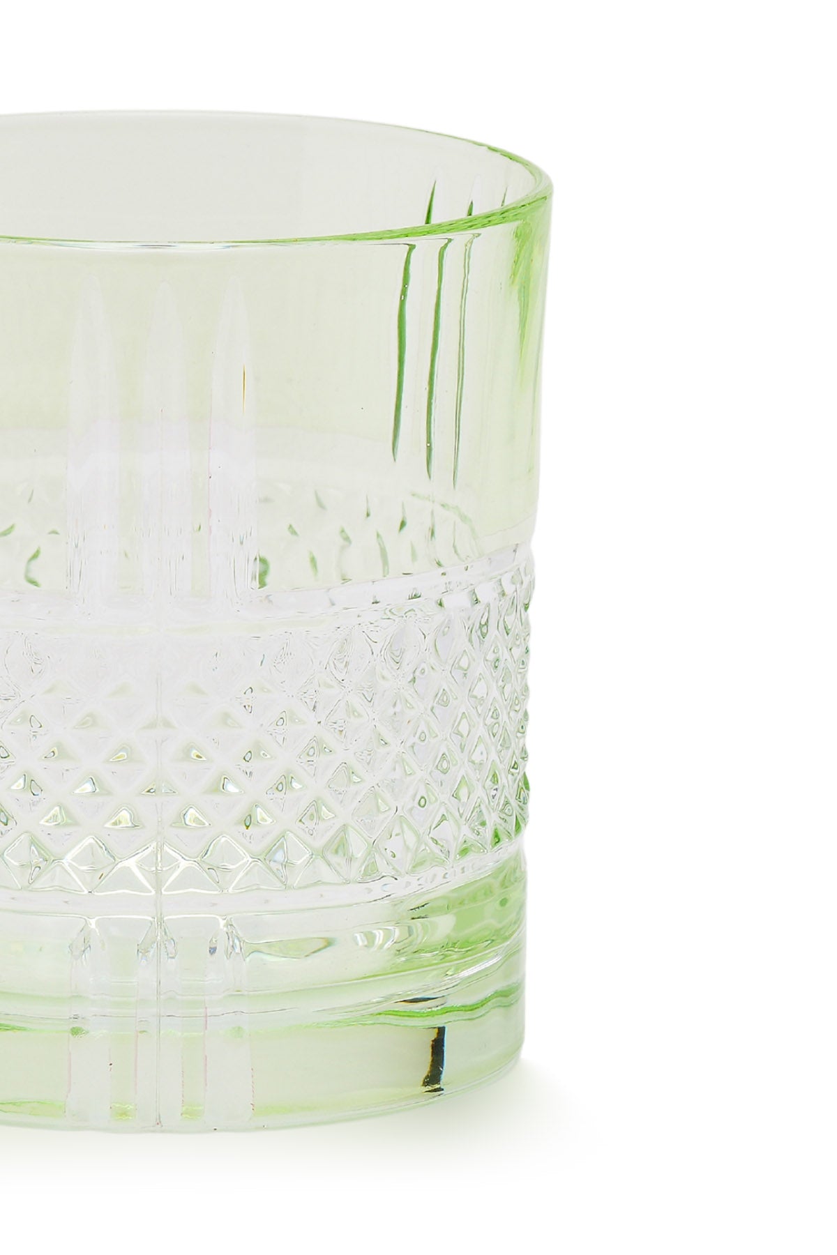 ELSA CRYSTAL Bohemia Frostella Brillante Tumbler Bardağı Yeşil