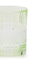 ELSA CRYSTAL Bohemia Frostella Brillante Tumbler Bardağı Yeşil