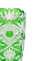 ELSA CRYSTAL Bohemia Maravelle Açık Ağız Küçük Vazo Yeşil