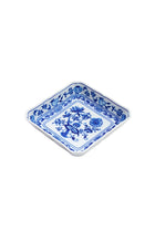 CESKY PORCELAN DUBİ 1860 Cibulak Kare Tabak Mavi