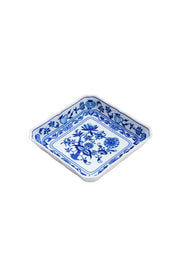 CESKY PORCELAN DUBİ 1860 Cibulak Kare Tabak Mavi