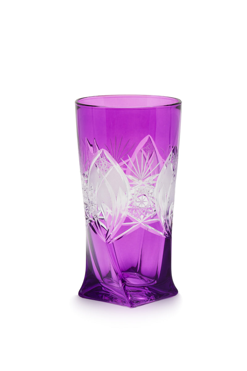 ELSA CRYSTAL Bohemia Icebelle Quadro Meşrubat Bardağı Mor