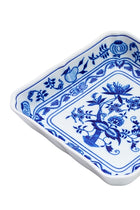CESKY PORCELAN DUBİ 1860 Cibulak Kare Tabak Mavi
