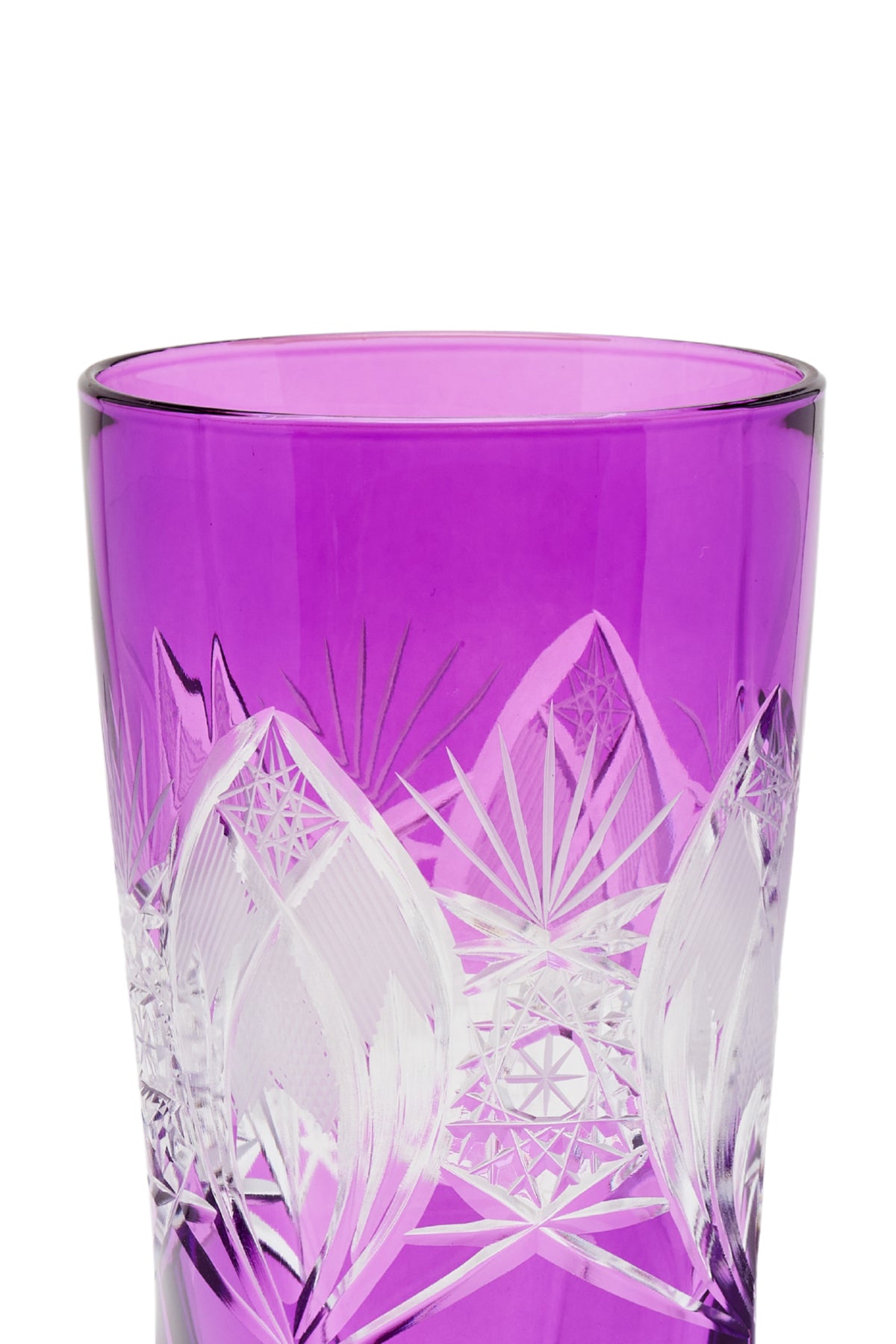 ELSA CRYSTAL Bohemia Icebelle Quadro Meşrubat Bardağı Mor