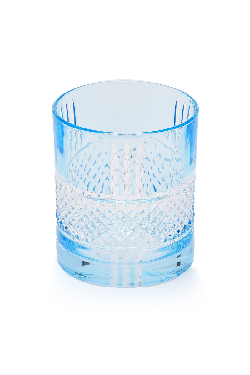 ELSA CRYSTAL Bohemia Frostella Brillante Tumbler Bardağı Mavi