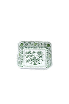 CESKY PORCELAN DUBİ 1860 Cibulak Kare Tabak Yeşil
