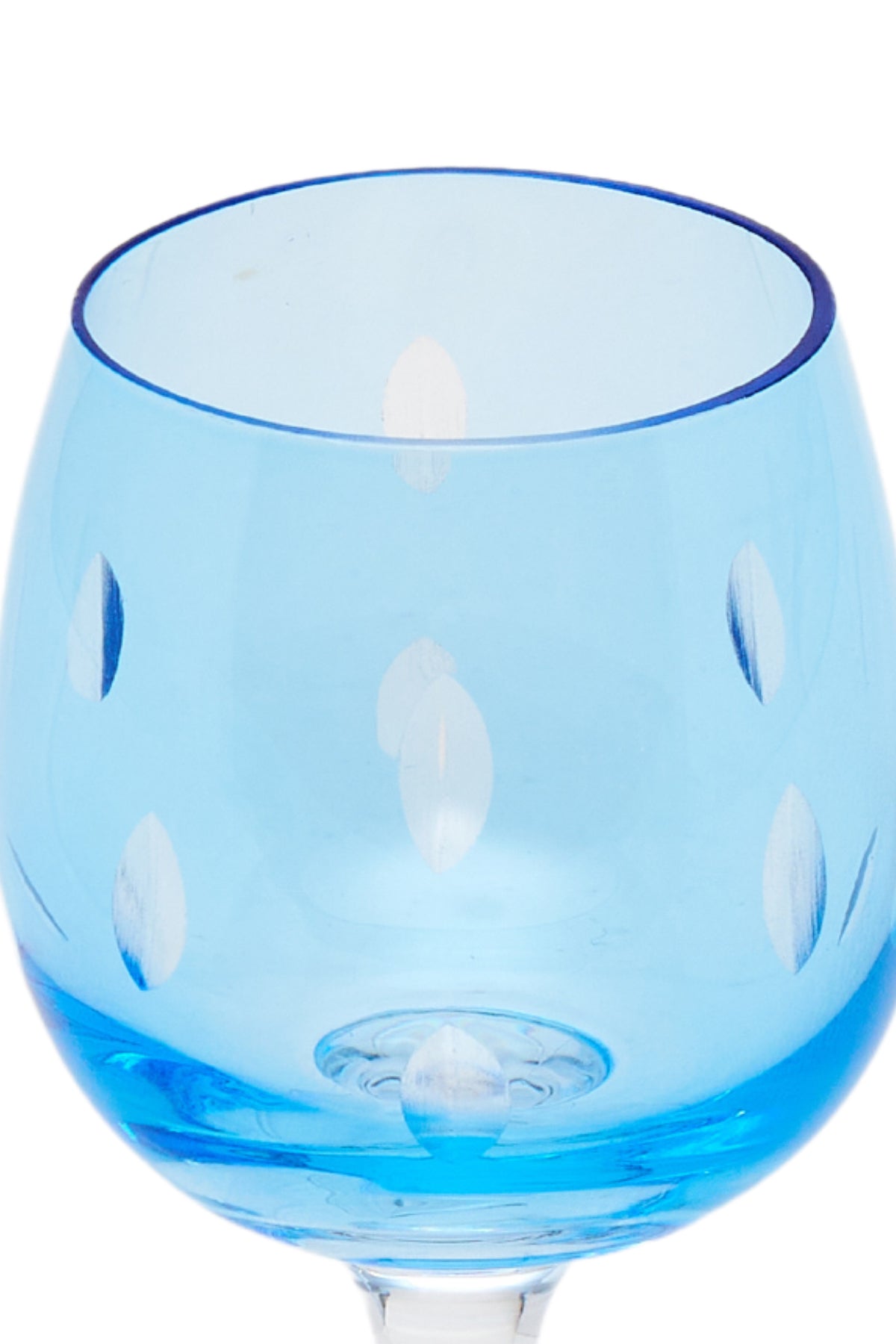 ELSA CRYSTAL Bohemia Alya Kahve Yanı Bardağı Mavi