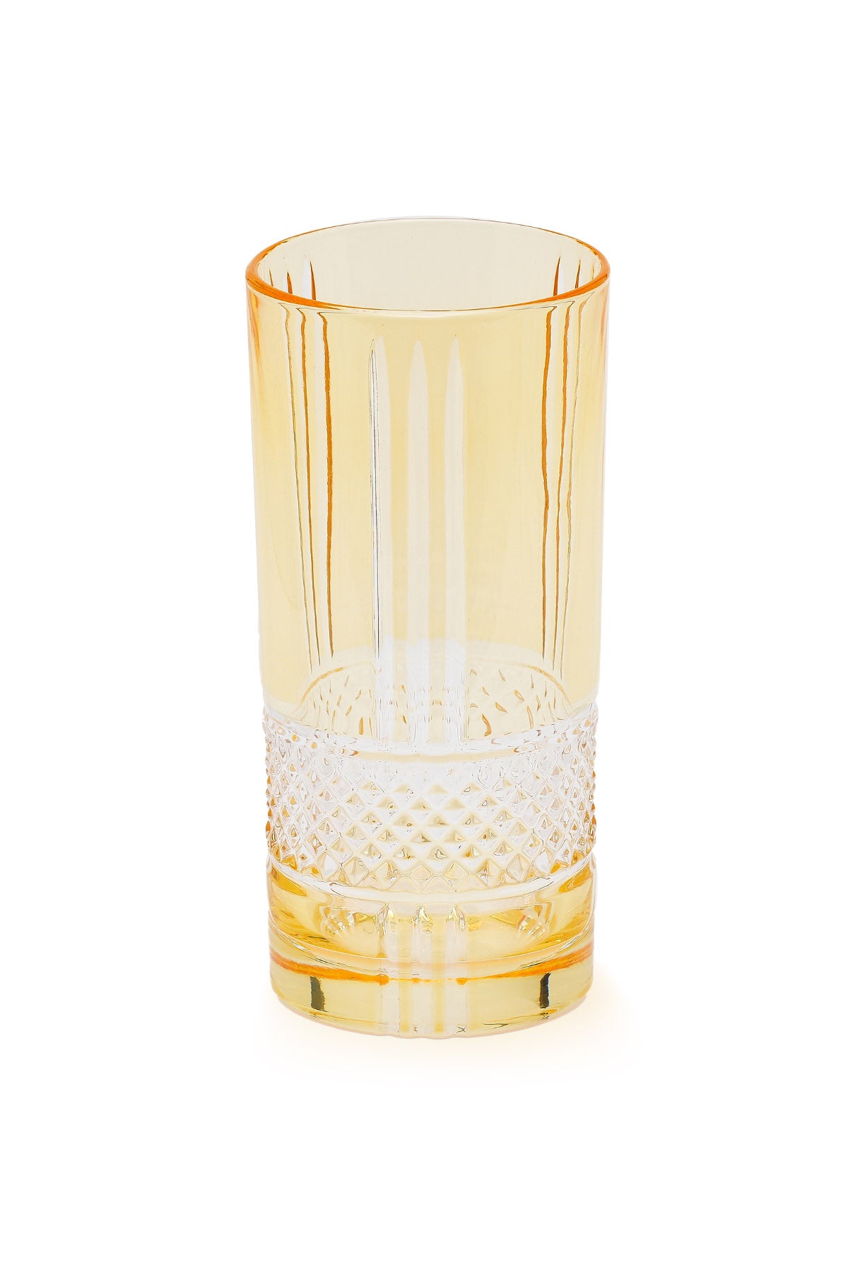 ELSA CRYSTAL Bohemia Frostella Brillante Long Meşrubat Bardağı Sarı