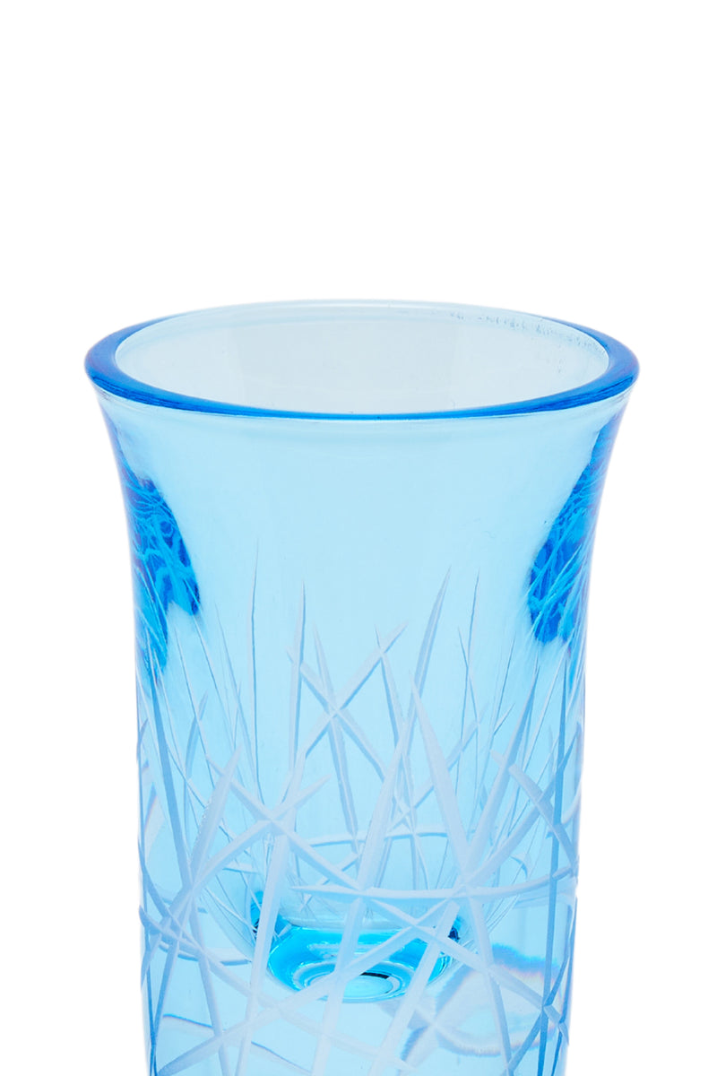 ELSA CRYSTAL Bohemia Alya Kahve Yanı Bardağı Mavi