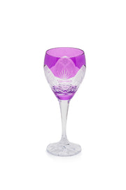 ELSA CRYSTAL Bohemia Elysium Melisa Ayaklı Bardak Mor