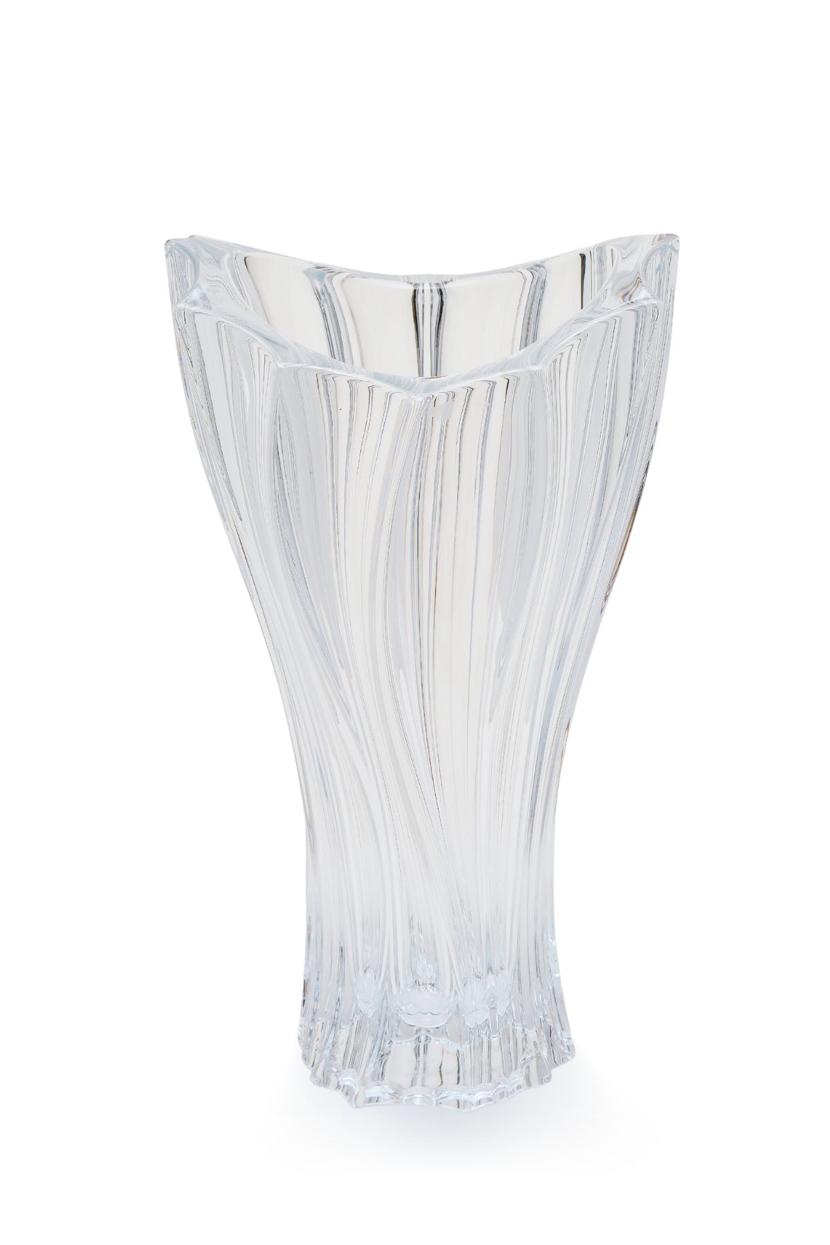 ELSA CRYSTAL Bohemia Lunaria Vazo Beyaz