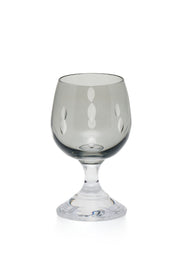 ELSA CRYSTAL Bohemia Alya Kahve Yanı Bardağı Gri