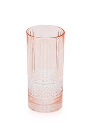 ELSA CRYSTAL Bohemia Frostella Brillante Long Meşrubat Bardağı Pembe