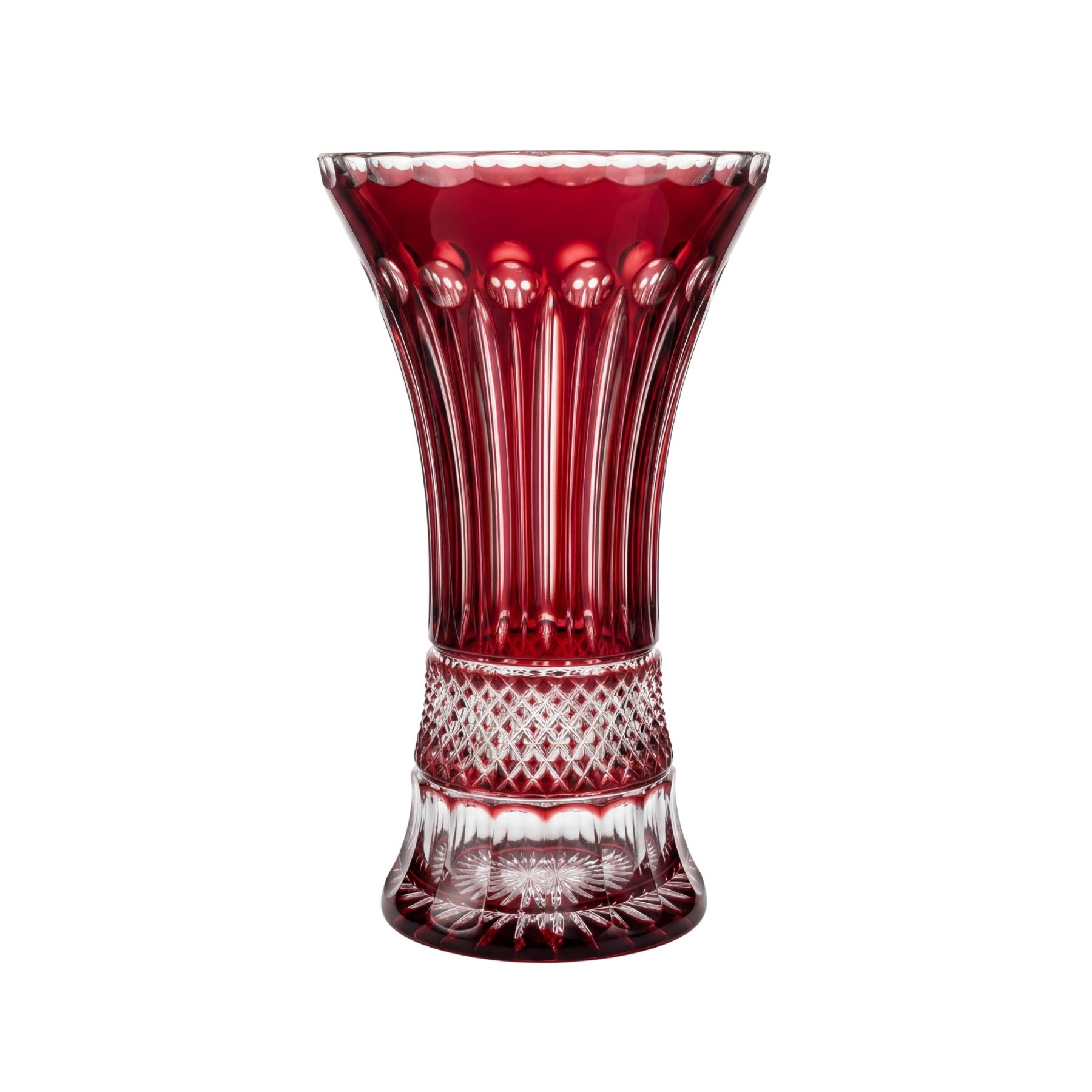 Elsa Crystal Şehver Vazo Kırmızı