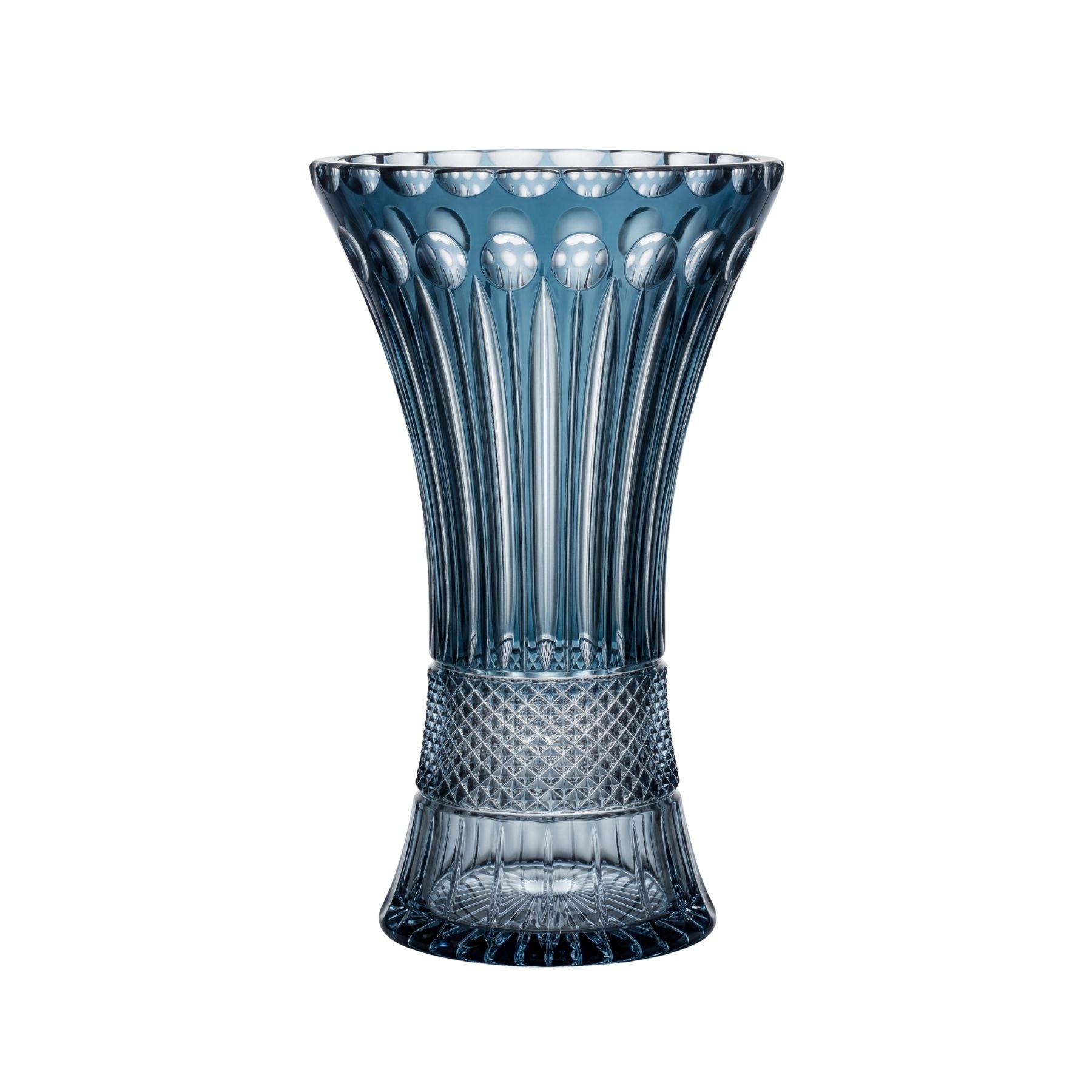 Elsa Crystal Şehver Vazo Turkuaz 30 Cm