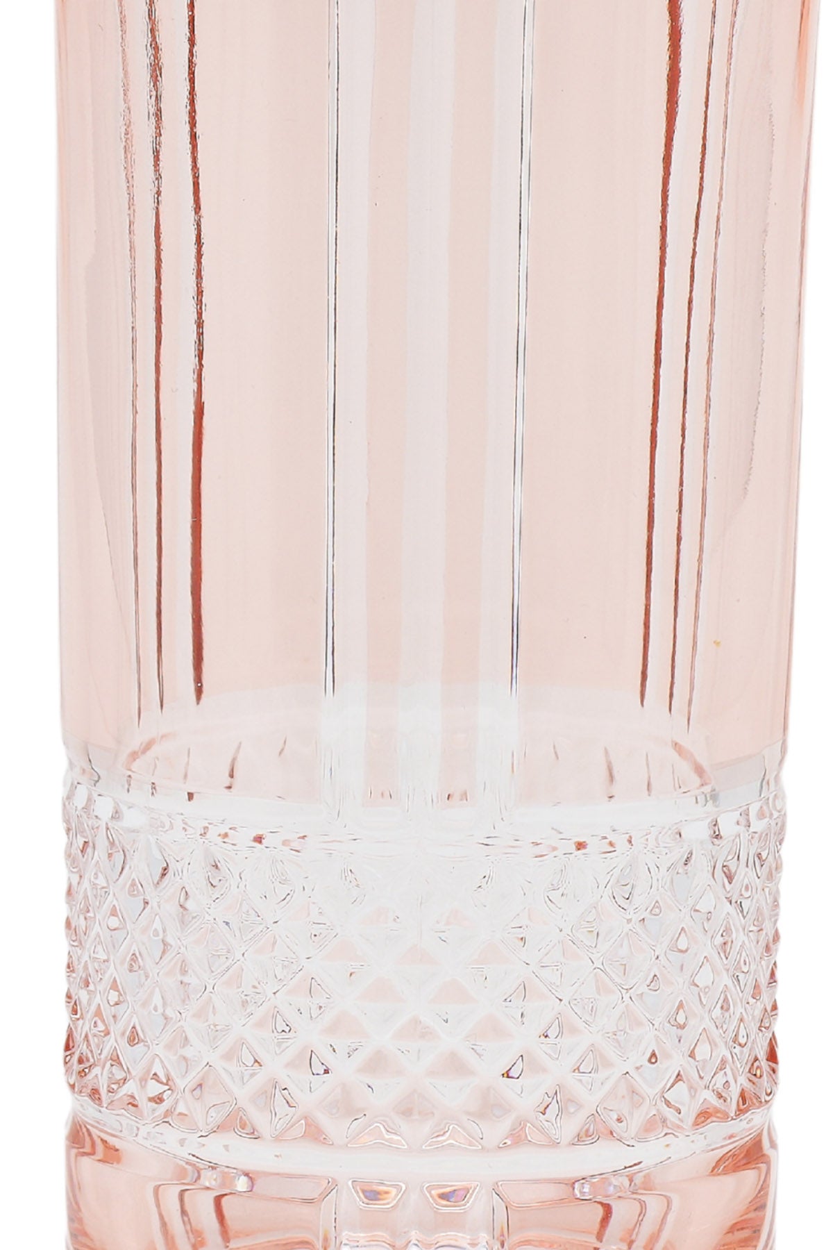 ELSA CRYSTAL Bohemia Frostella Brillante Long Meşrubat Bardağı Pembe