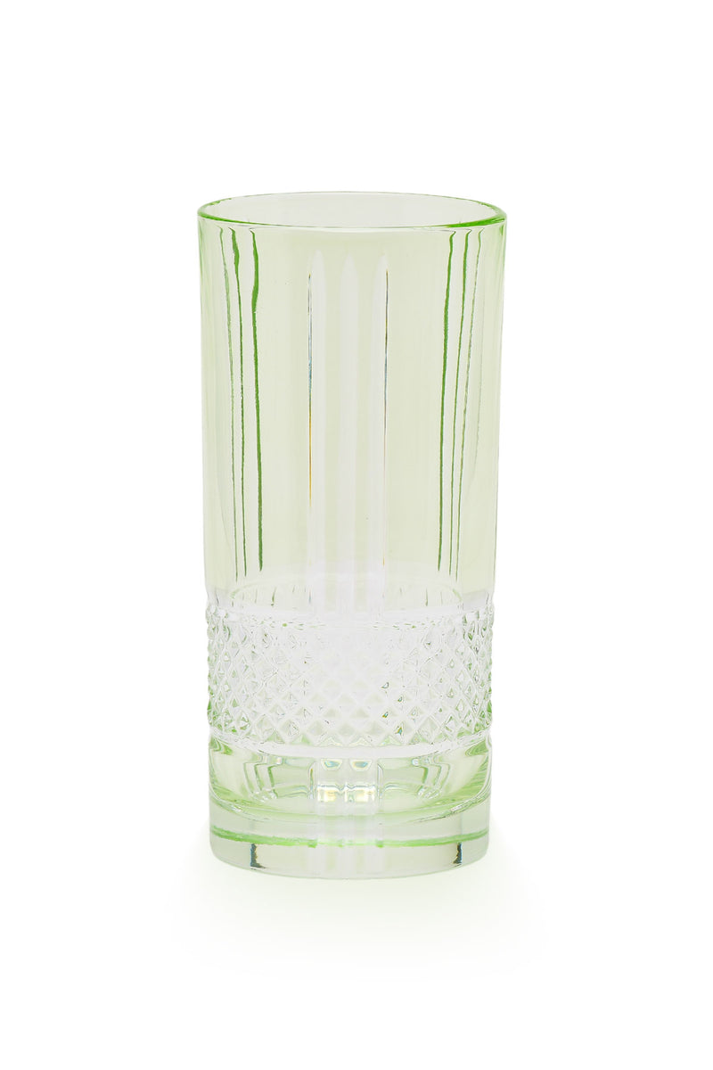 ELSA CRYSTAL Bohemia Frostella Brillante Long Meşrubat Bardağı Yeşil