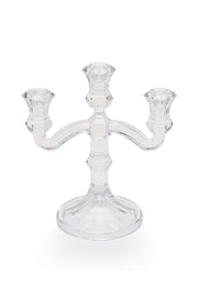 ELSA CRYSTAL Bohemia Aquarine Şamdan Beyaz