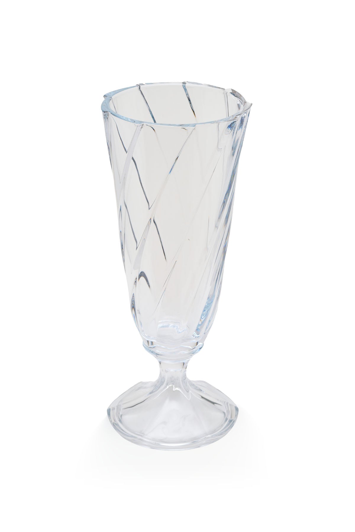 ELSA CRYSTAL Bohemia Lucentia Ayaklı Vazo Beyaz