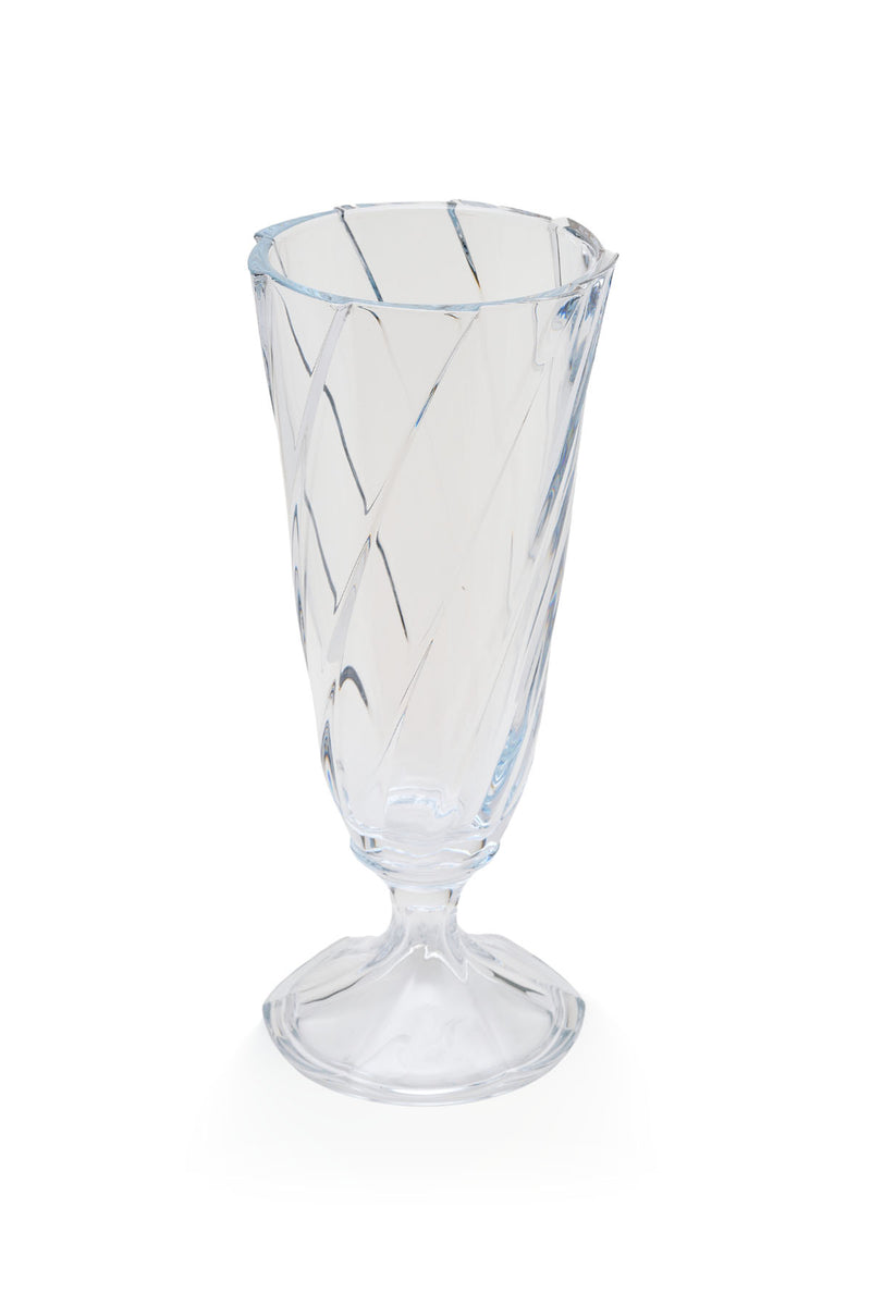 ELSA CRYSTAL Bohemia Lucentia Ayaklı Vazo Beyaz