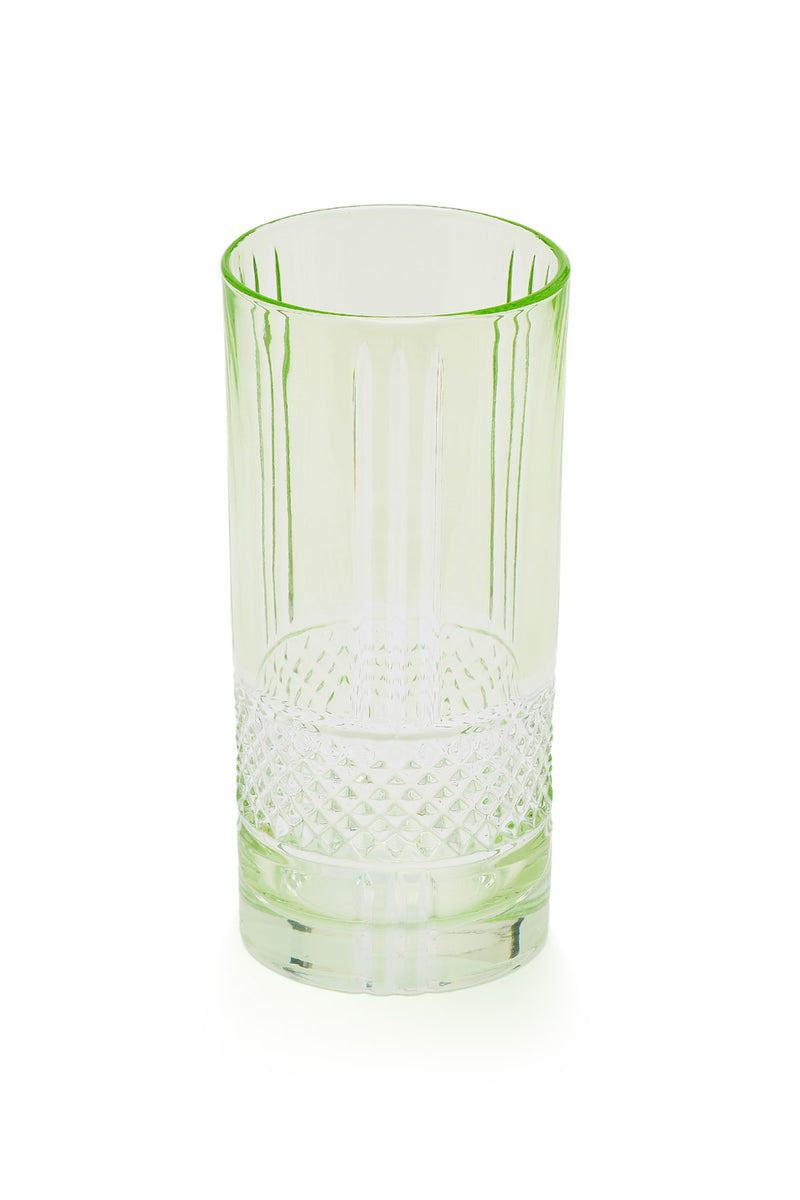 ELSA CRYSTAL Bohemia Frostella Brillante Long Meşrubat Bardağı Yeşil