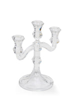 ELSA CRYSTAL Bohemia Aquarine Şamdan Beyaz