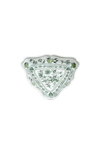 CESKY PORCELAN DUBİ 1860 Cibulak Üçgen Tabak Yeşil