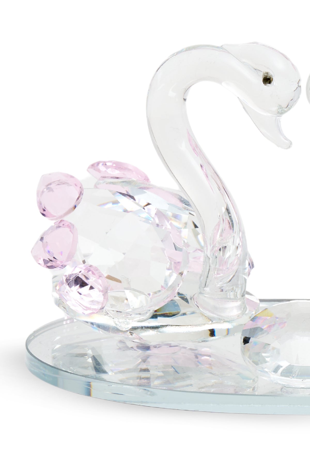 ELSA CRYSTAL Bohemia Oceanna Ayna Üstü 2'li Kug Pembe