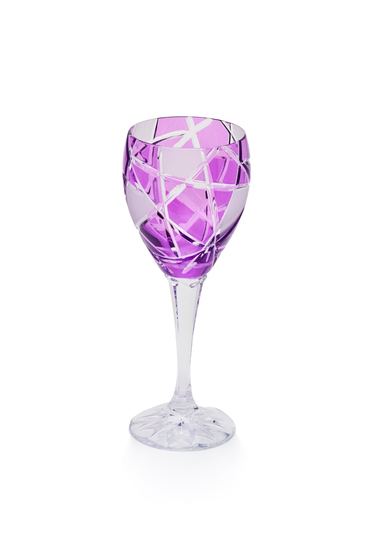 ELSA CRYSTAL Bohemia Elysium Melisa Ayaklı Bardak Mor