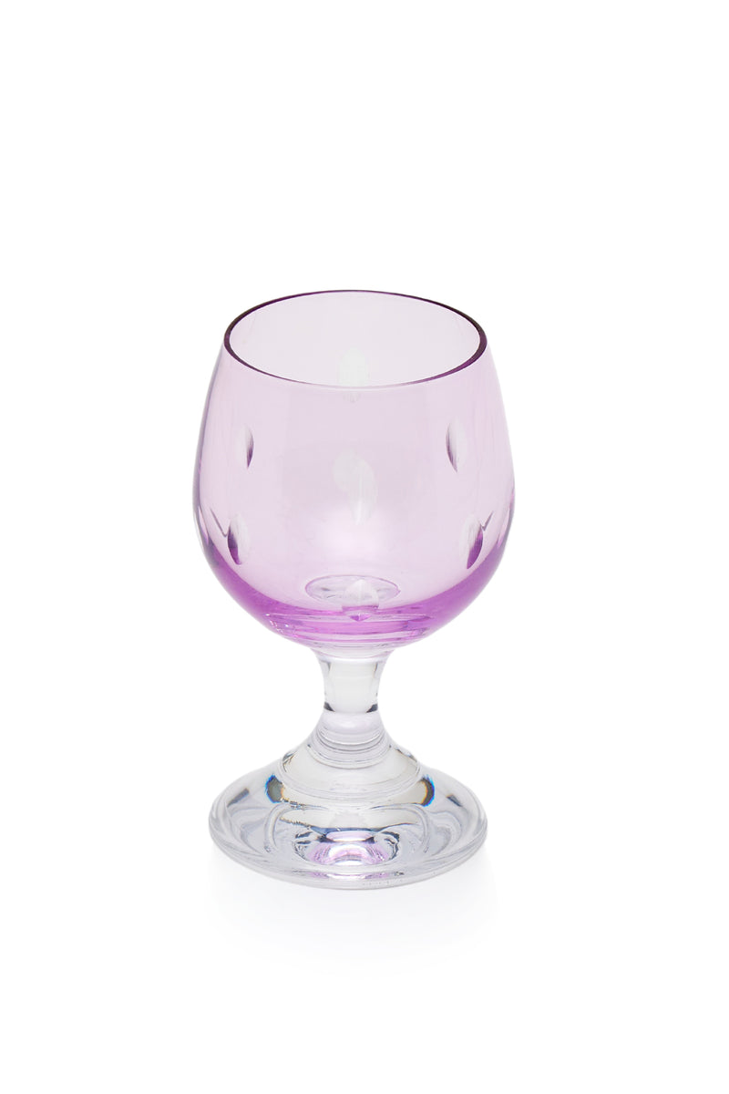 ELSA CRYSTAL Bohemia Alya Kahve Yanı Bardağı Mor