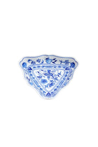 CESKY PORCELAN DUBİ 1860 Cibulak Üçgen Tabak Mavi