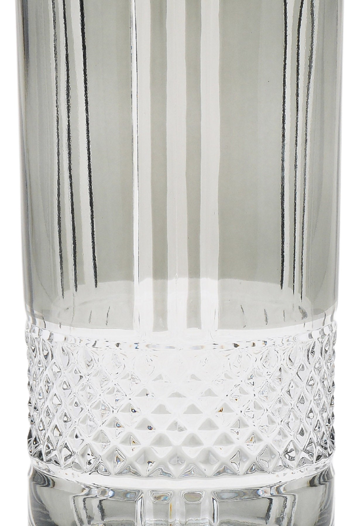 ELSA CRYSTAL Bohemia Frostella Brillante Long Meşrubat Bardağı Gri