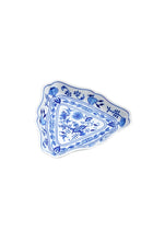 CESKY PORCELAN DUBİ 1860 Cibulak Üçgen Tabak Mavi