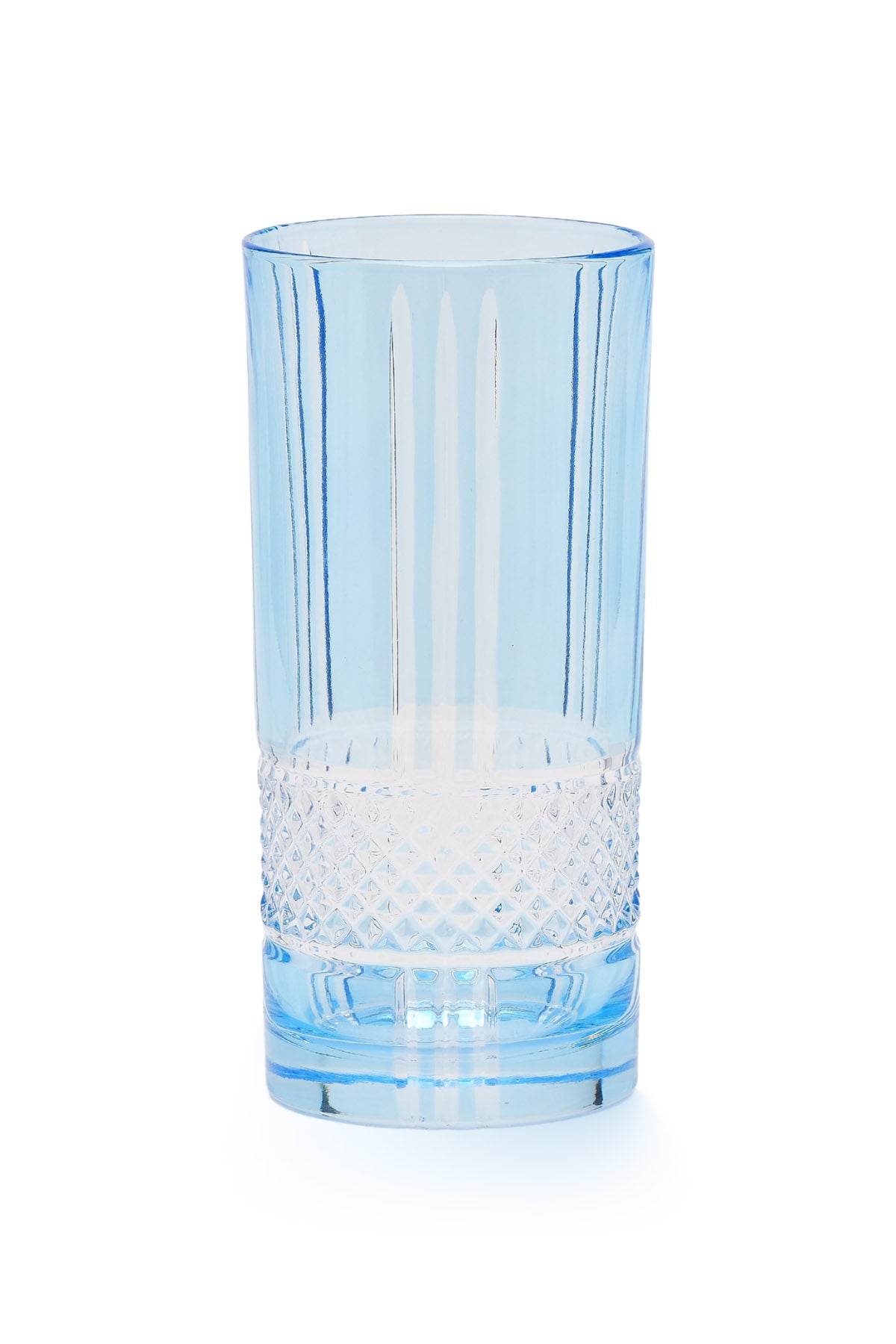ELSA CRYSTAL Bohemia Frostella Brillante Long Meşrubat Bardağı Mavi