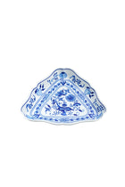 CESKY PORCELAN DUBİ 1860 Cibulak Üçgen Tabak Mavi
