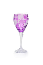 ELSA CRYSTAL Bohemia Elysium Melisa Ayaklı Bardak Mor