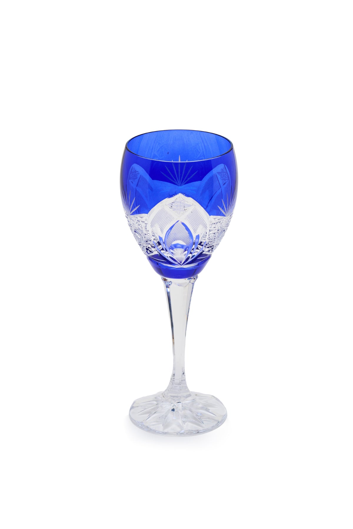 ELSA CRYSTAL Bohemia Elysium Melisa Ayaklı Bardak Mavi