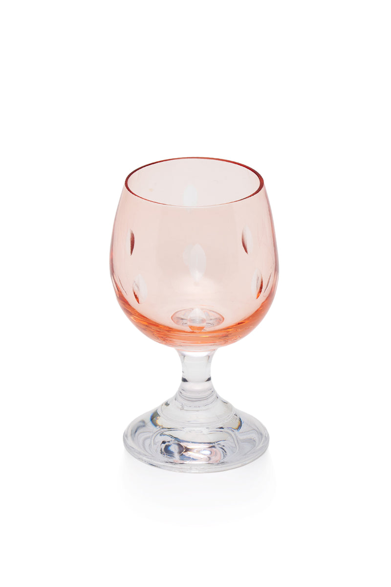 ELSA CRYSTAL Bohemia Alya Kahve Yanı Bardağı Pembe