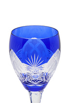 ELSA CRYSTAL Bohemia Elysium Melisa Ayaklı Bardak Mavi