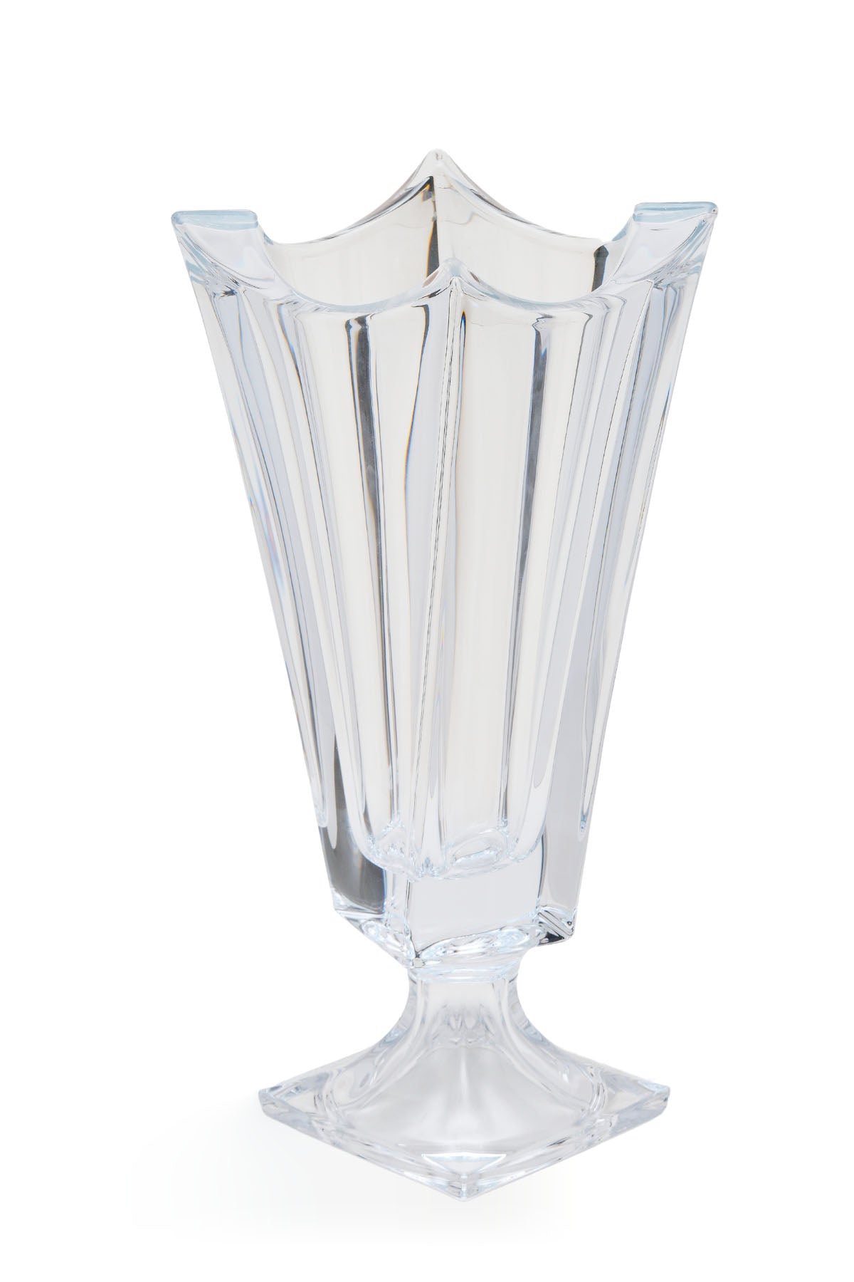 ELSA CRYSTAL Bohemia Lucentia Ayaklı Vazo Beyaz