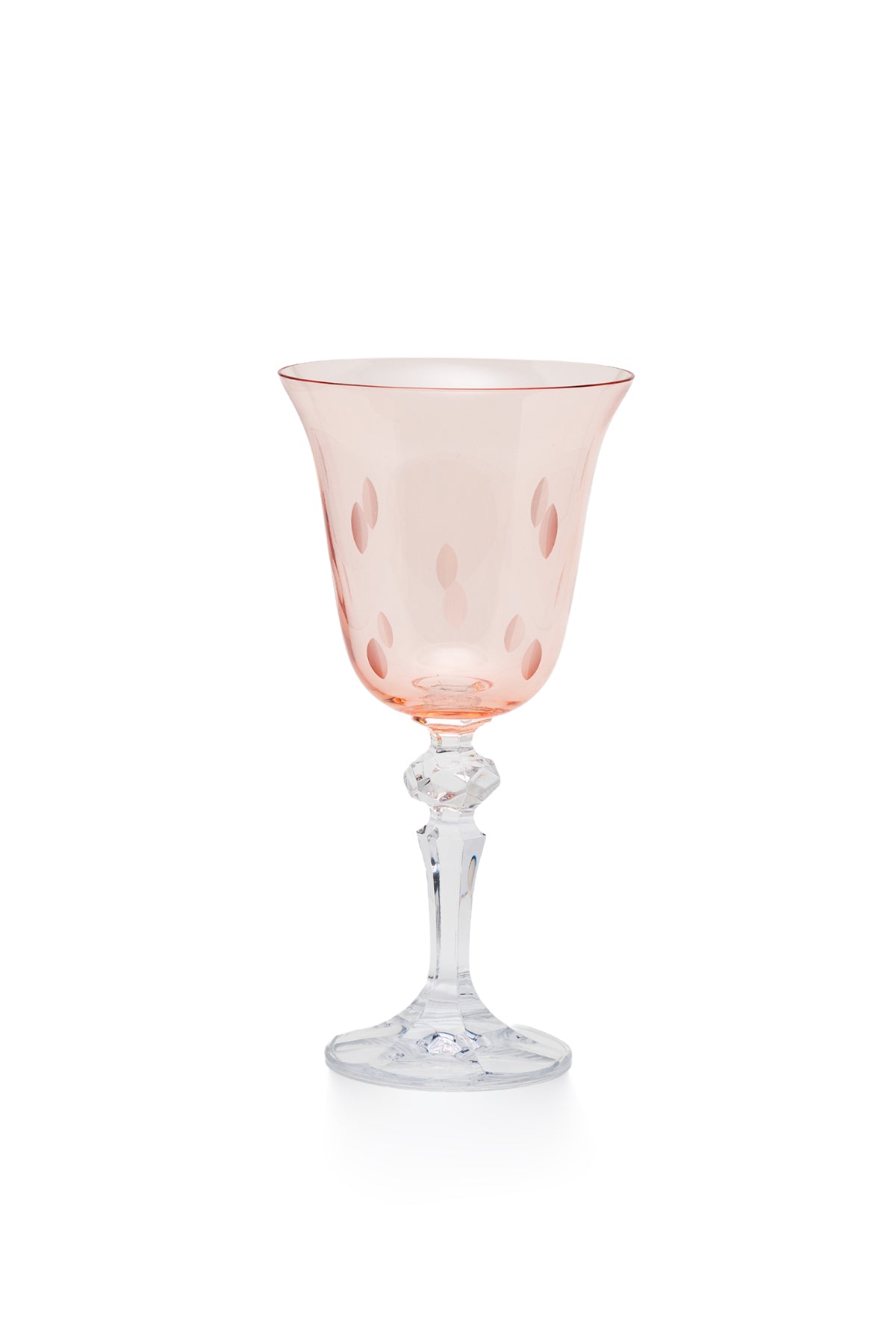 ELSA CRYSTAL Bohemia Hivera Laura Ayaklı Bardak Pembe