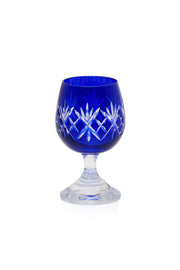 ELSA CRYSTAL Bohemia Alya Kahve Yanı Bardağı Mavi